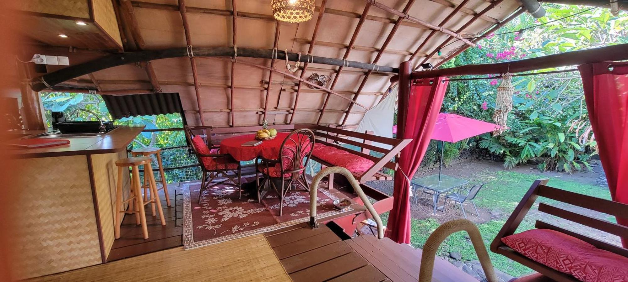 Location " La Pirogue " Maison D'Hotes A Moorea Haapiti Esterno foto