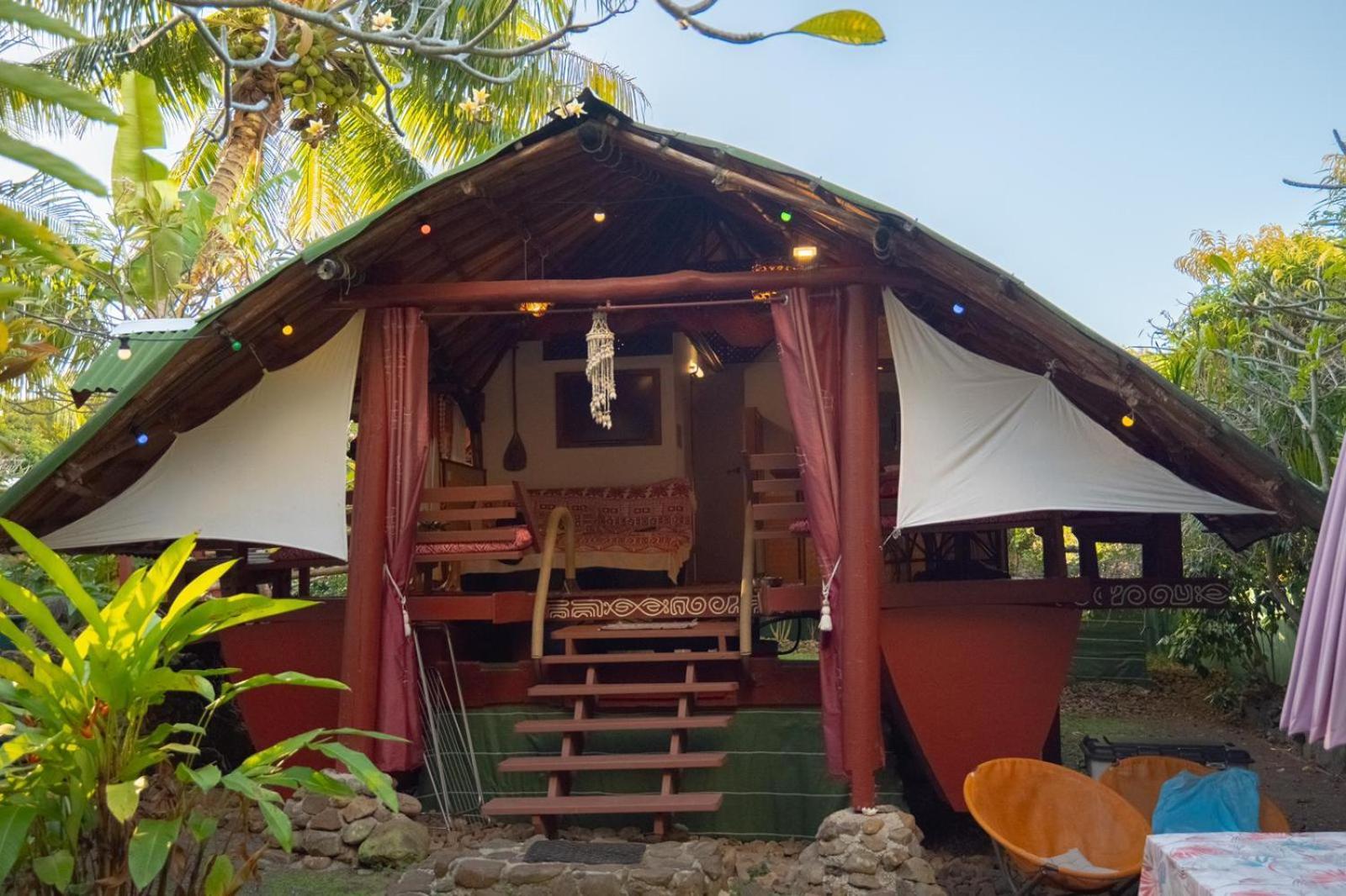 Location " La Pirogue " Maison D'Hotes A Moorea Haapiti Esterno foto