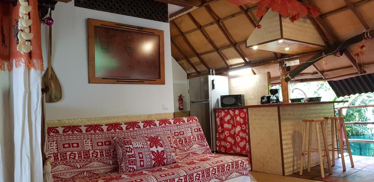 Location " La Pirogue " Maison D'Hotes A Moorea Haapiti Esterno foto